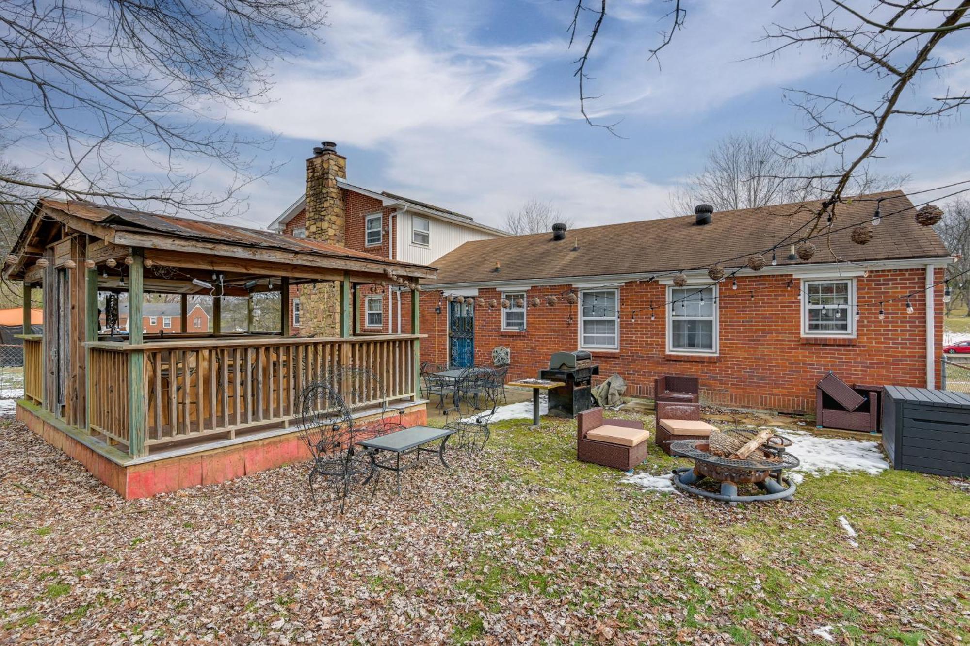 6 Mi To Downtown 70S-Themed Home In Nashville! Екстер'єр фото