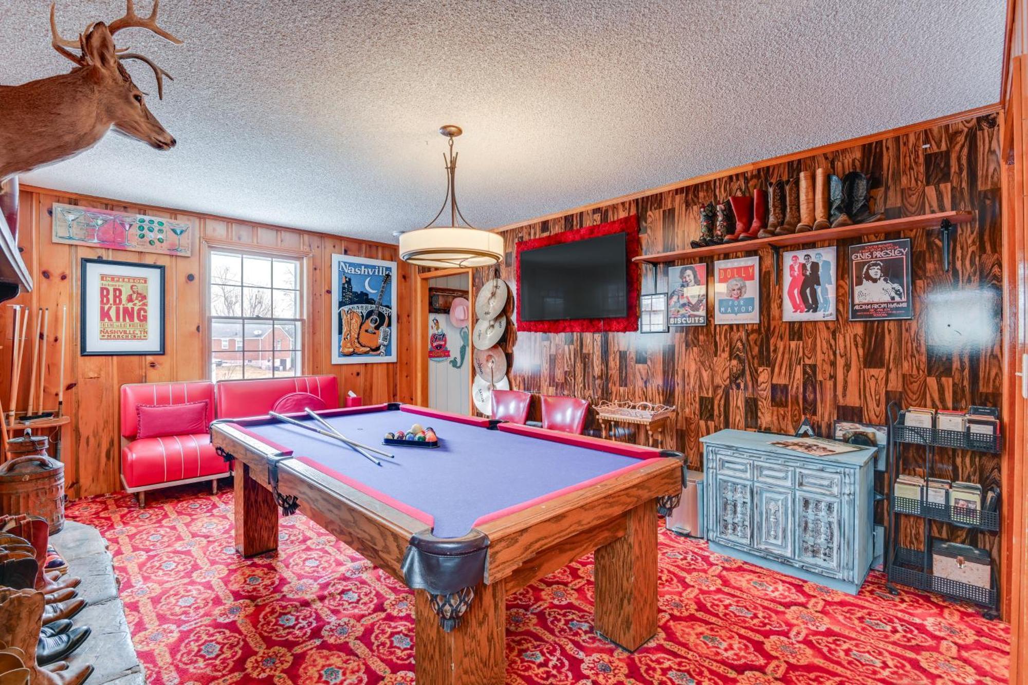 6 Mi To Downtown 70S-Themed Home In Nashville! Екстер'єр фото